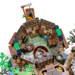 Nahaufnahme des Badezimmers im LEGO Set 21318 Baumhaus