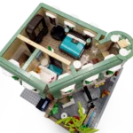 Nahaufnahme des zweiten Stock im LEGO Set 10297 Boutique Hotel
